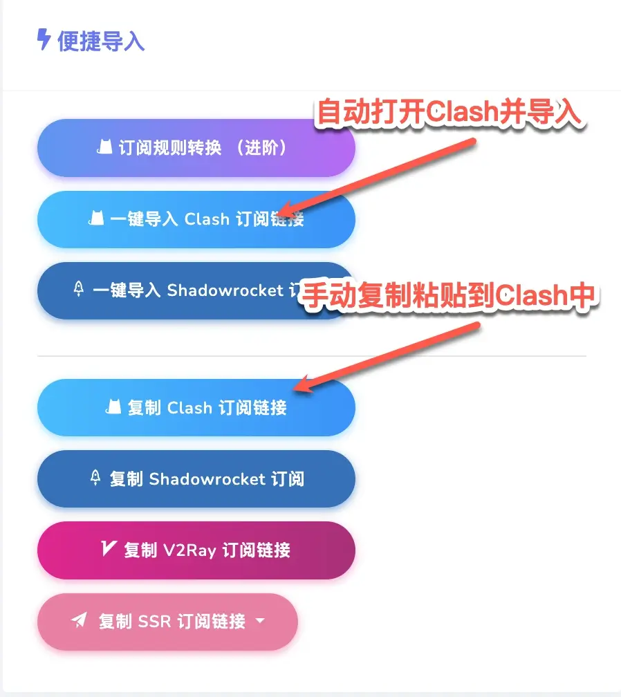 v2ray节点导入